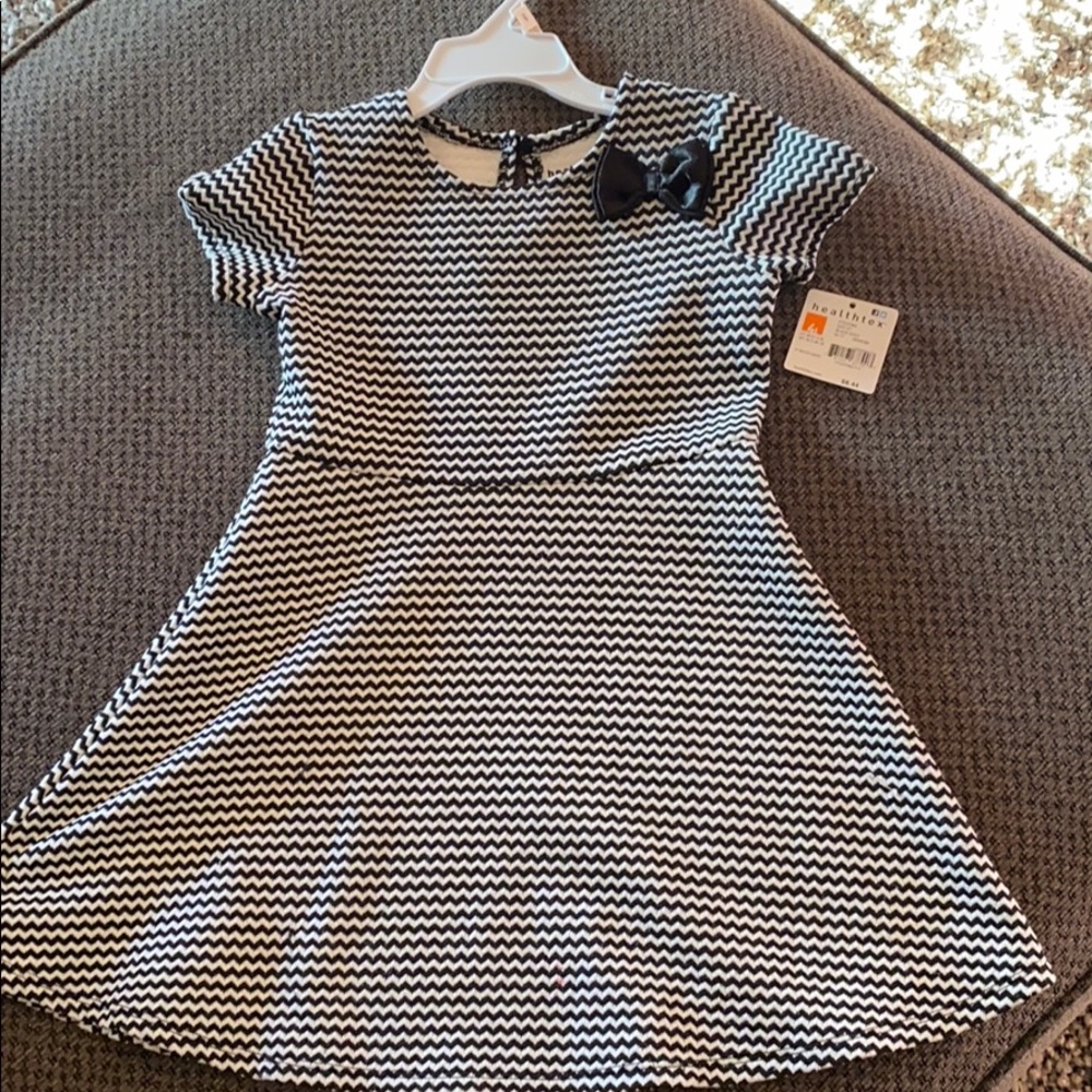 Black and white HT Skater Dress.